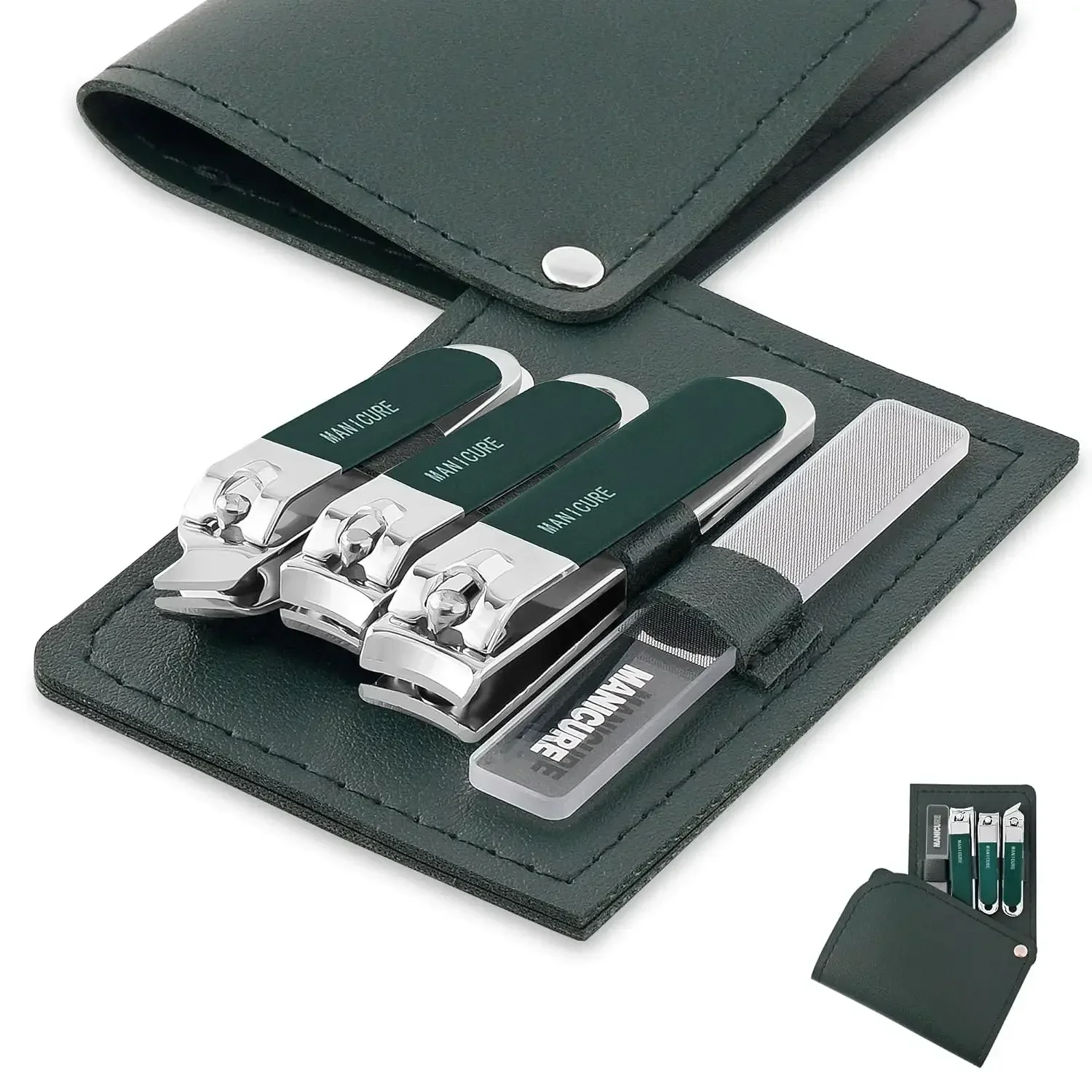 4 Pcs Men/Women Nail Clippers  - Mens Grooming Travel Kit review and price