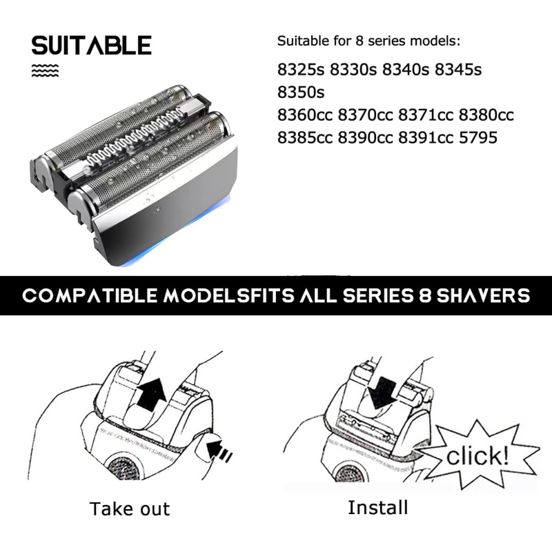 83M Shaver Razor Replacement H - Electric Razor review and price