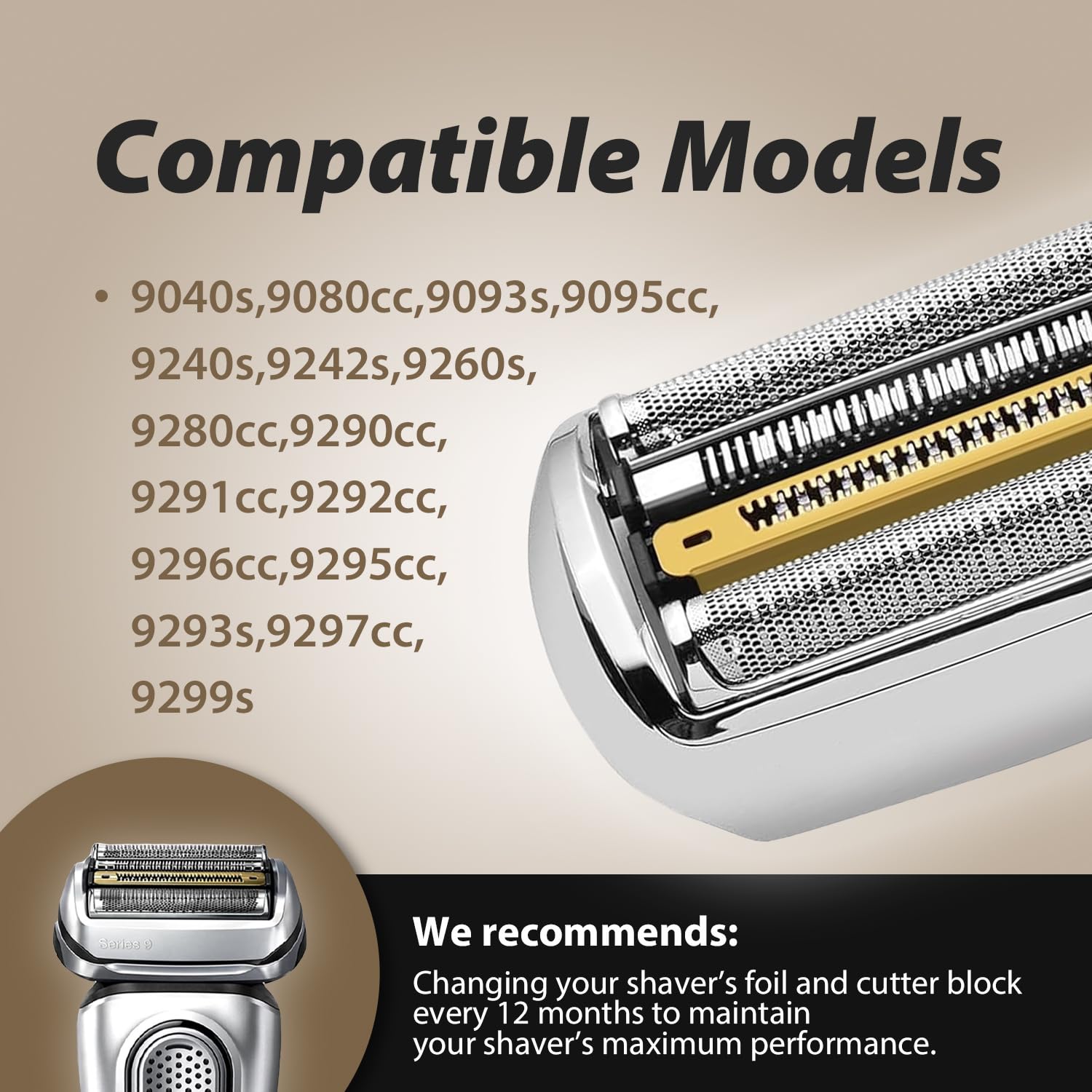 New 92S Replacement Foil Head  - Electric Shaver Rotary review and price