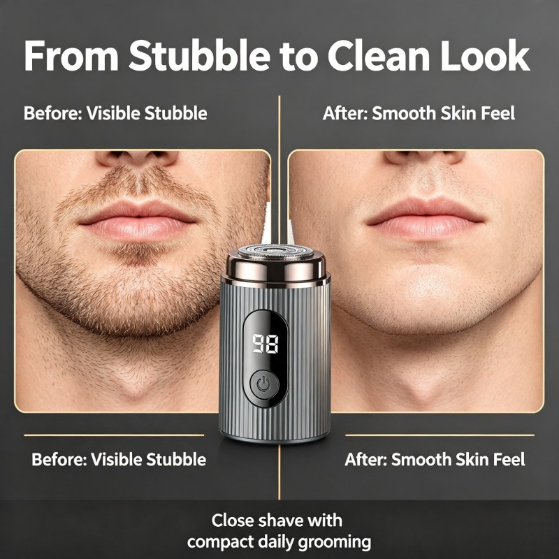 2026 Mini Electric Shaver Port - Mens Grooming Travel Kit review and price