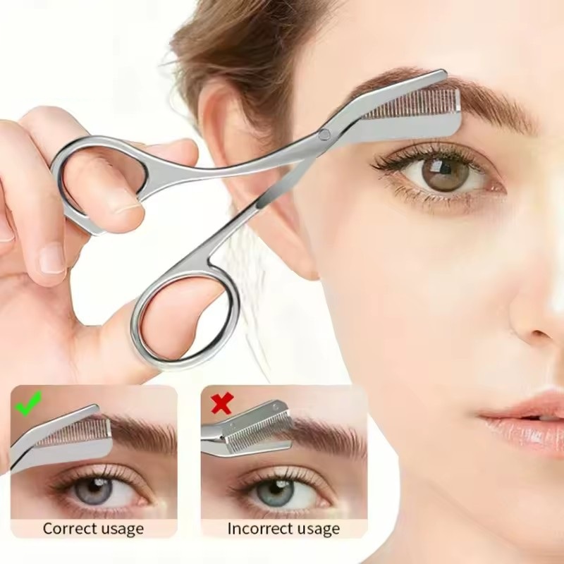 Safe Eyebrow Scissors with Com - Electric Razor review and price