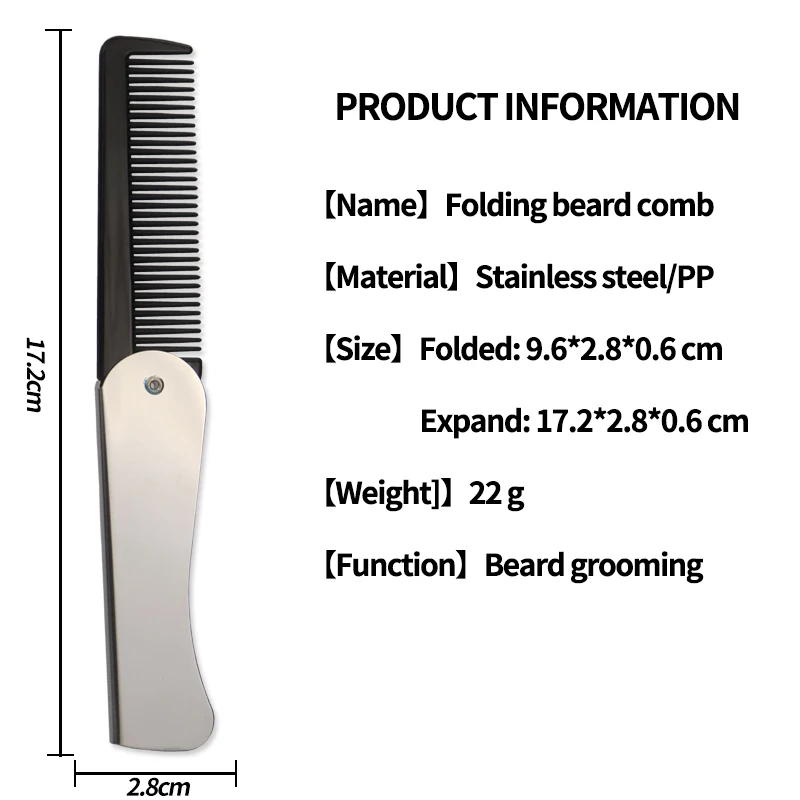 1pc Foldable Anti Static Pocke - Beard Oil review and price