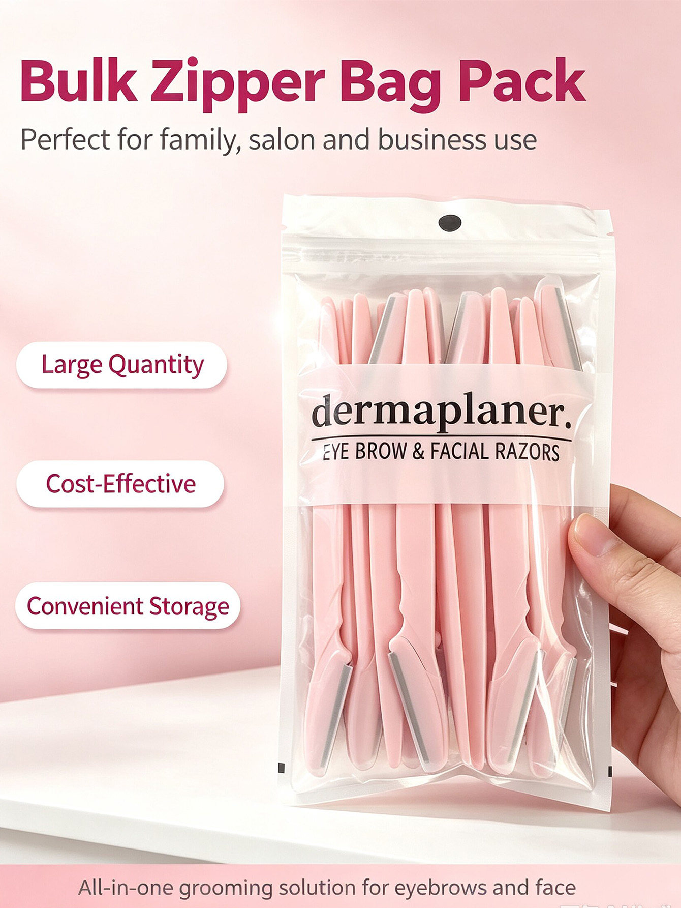 Bottled Eyebrow Razor Set, wit - Body Trimmer review and price
