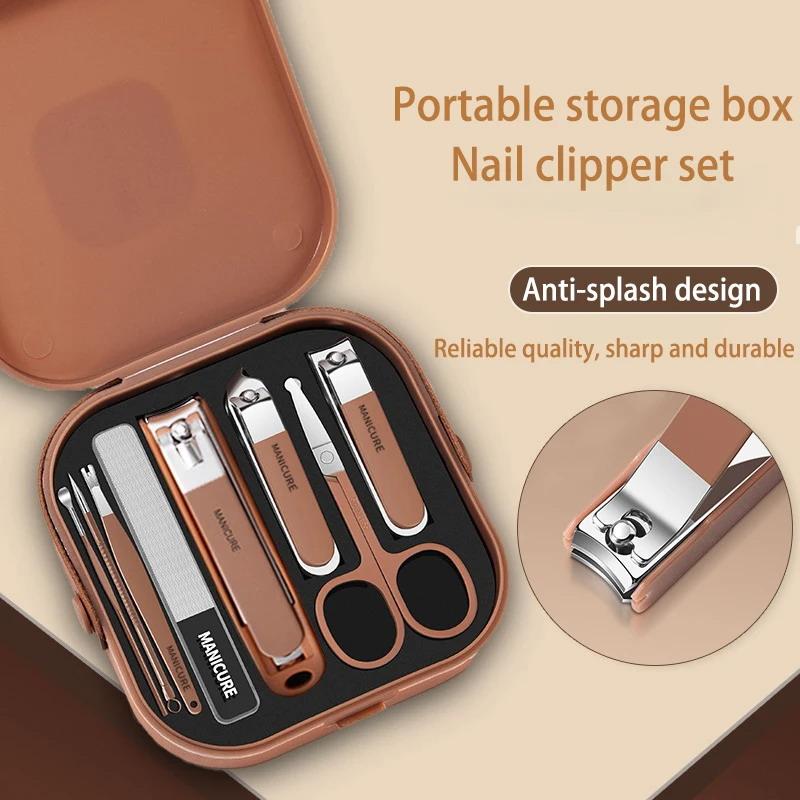 Nail Care Kit Anti-Splatter Ma - Mens Grooming Travel Kit review and price