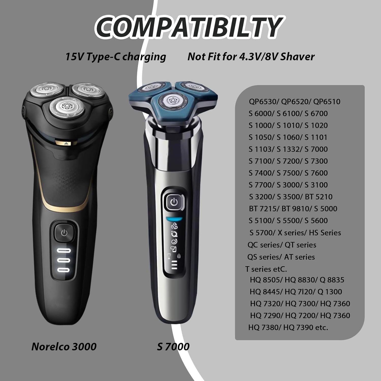 15V HQ8505 Type-C Shaver Adapt - Beard Trimmer review and price