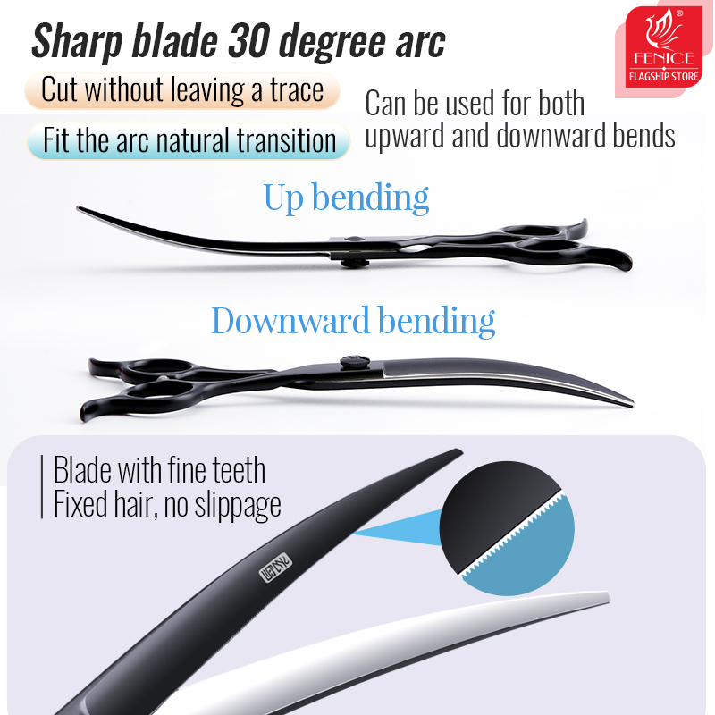 Fenice Professional 7 Inch Cur - Grooming Scissors review and price