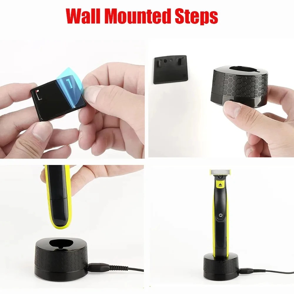 NEW Wall Mounted Charging Base - Electric Shaver Rotary review and price