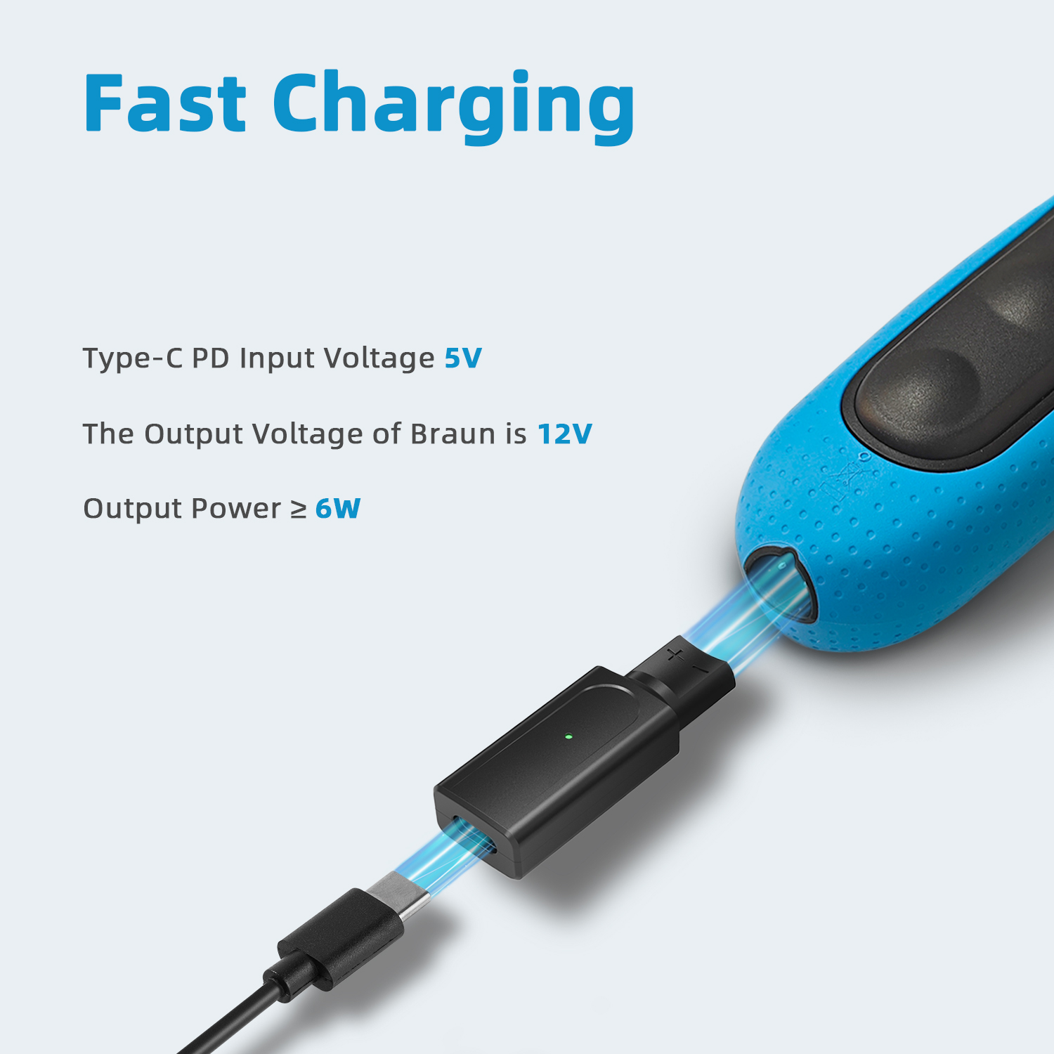 12V Type-C Shaver Adapter Char - Beard Trimmer review and price