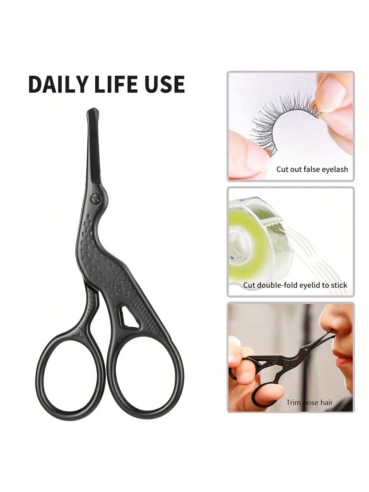 Nose Hair Scissors, Stainless  - Grooming Scissors review and price